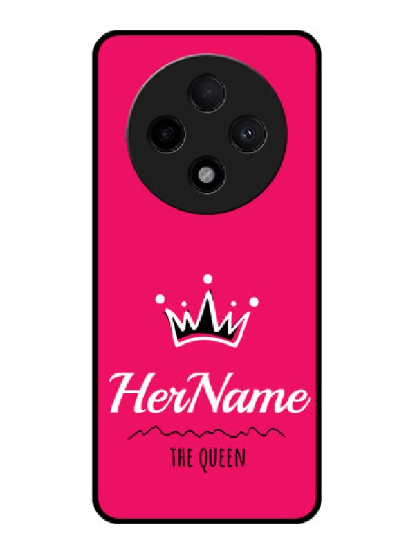 Custom Oppo F27 Pro Plus 5G Custom Metal Phone Case - Queen With Name Design