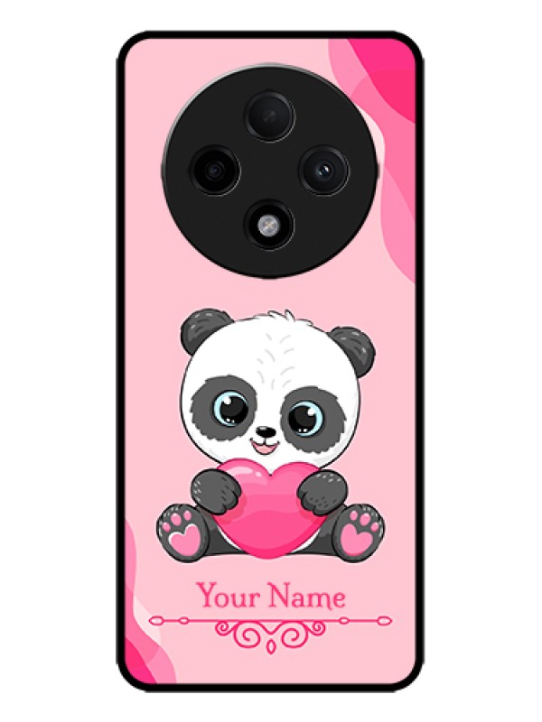 Custom Oppo F27 Pro Plus 5G Custom Metal Phone Case - Cute Panda Design