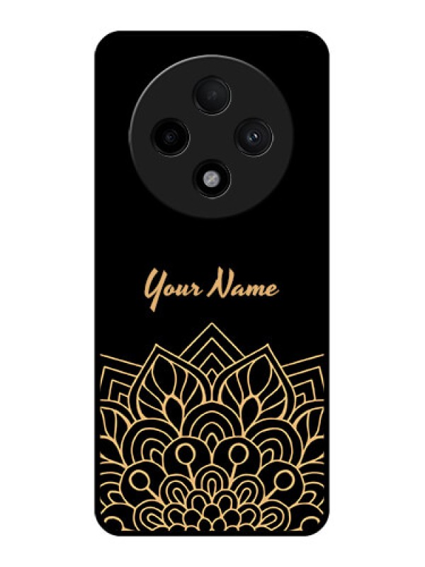 Custom Oppo F27 Pro Plus 5G Custom Metal Phone Case - Golden Mandala Design