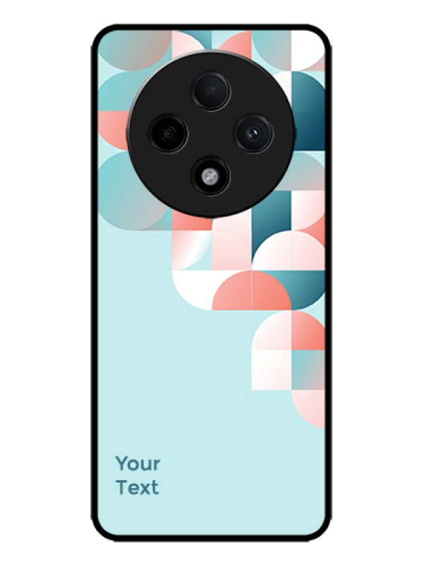 Custom Oppo F27 Pro Plus 5G Custom Metal Phone Case - Stylish Semi - Circle Pattern Design