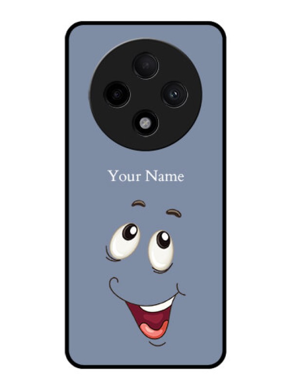 Custom Oppo F27 Pro Plus 5G Custom Metal Phone Case - Laughing Cartoon Face Design