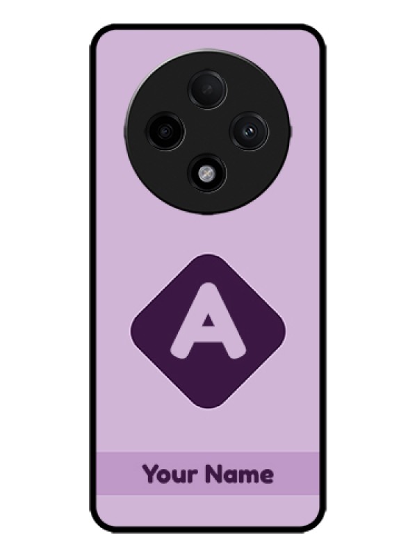 Custom Oppo F27 Pro Plus 5G Custom Metal Phone Case - Custom Letter In Curved Badge Design