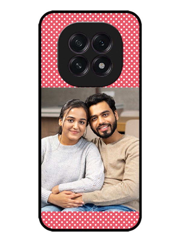 Custom Oppo F29 5G Custom Metal Phone Case - White Dotted Design