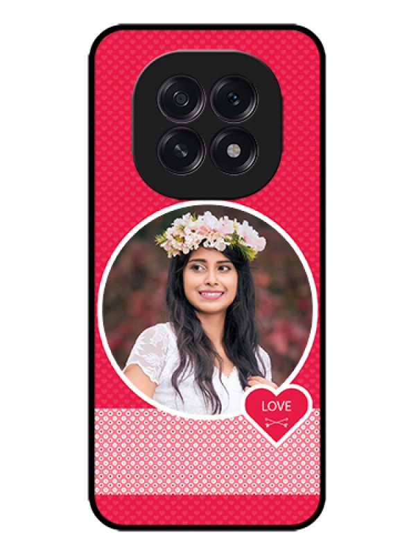 Custom Oppo F29 5G Custom Metal Phone Case - Pink Color Pattern Design