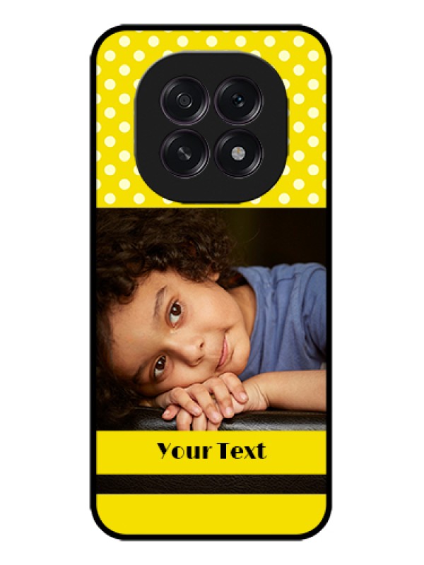 Custom Oppo F29 5G Custom Metal Phone Case - Bright Yellow Case Design