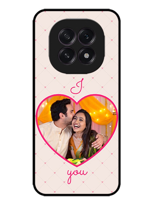 Custom Oppo F29 5G Custom Metal Phone Case - Heart Shape Design