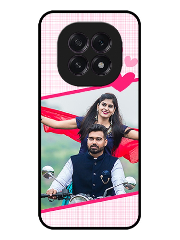 Custom Oppo F29 5G Custom Metal Phone Case - Love Shape Heart Design