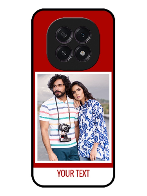 Custom Oppo F29 5G Custom Metal Phone Case - Red Color Design