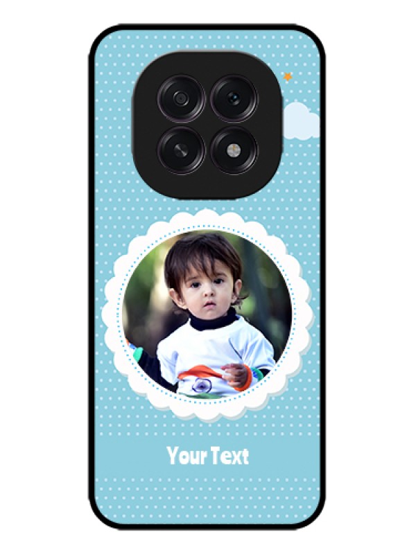 Custom Oppo F29 5G Custom Metal Phone Case - Violet Pattern Design