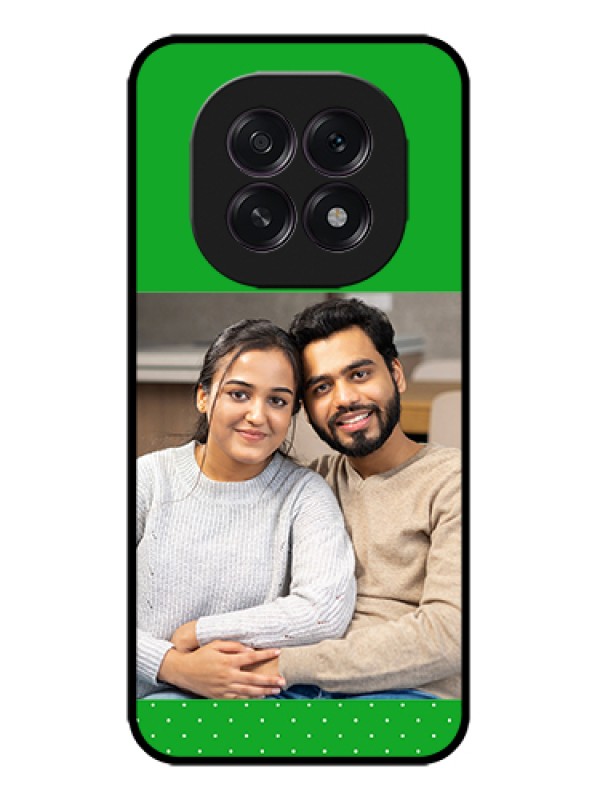 Custom Oppo F29 5G Custom Metal Phone Case - Green Pattern Design