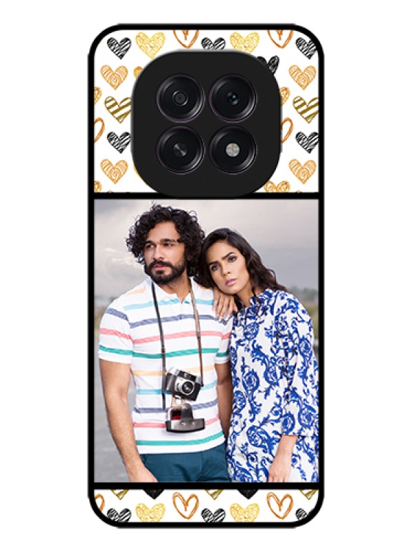 Custom Oppo F29 5G Custom Metal Phone Case - Love Symbol Design