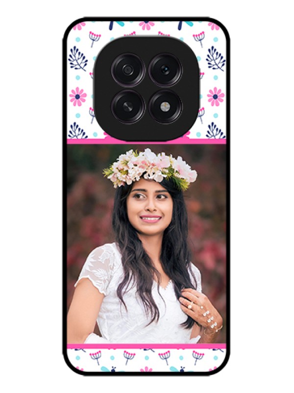 Custom Oppo F29 5G Custom Metal Phone Case - Colorful Flower Design