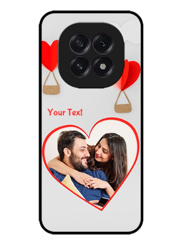 Custom Oppo F29 5G Custom Metal Phone Case - Parachute Love Design