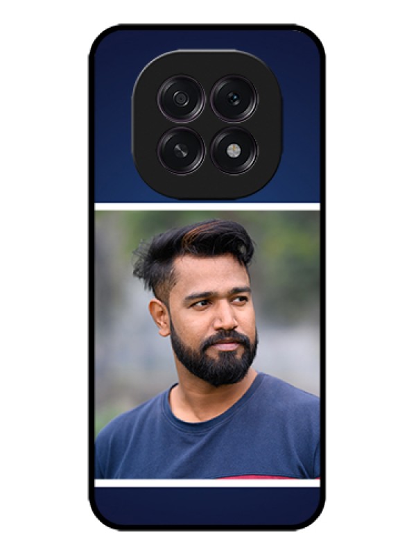 Custom Oppo F29 5G Custom Metal Phone Case - Simple Royal Blue Design