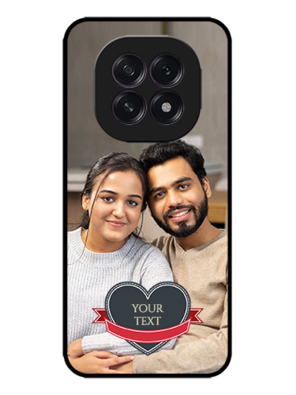 Custom Oppo F29 5G Custom Metal Phone Case - Just Married Couple Design