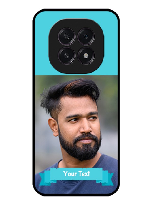 Custom Oppo F29 5G Custom Metal Phone Case - Blue Color Design