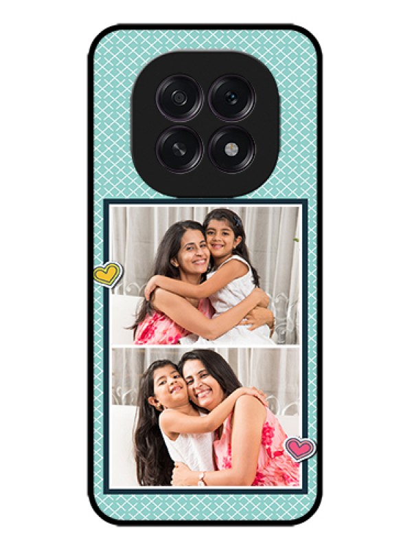 Custom Oppo F29 5G Custom Metal Phone Case - 2 Image Holder With Pattern Design