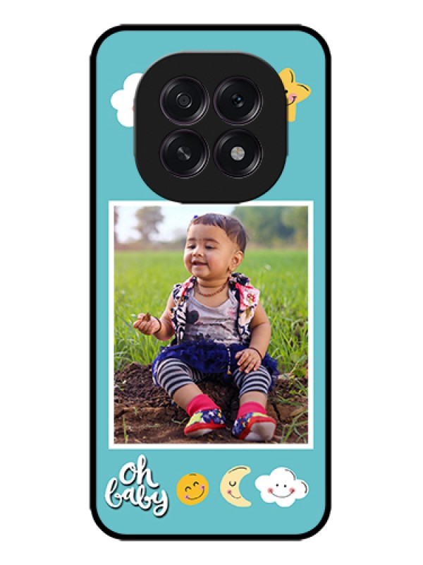 Custom Oppo F29 5G Custom Metal Phone Case - Smiley Kids Stars Design