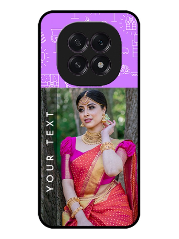 Custom Oppo F29 5G Custom Metal Phone Case - Birthday Icons Design