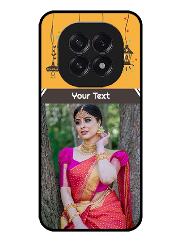 Custom Oppo F29 5G Custom Metal Phone Case - With Family Picture And Icons