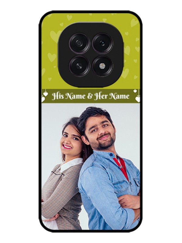 Custom Oppo F29 5G Custom Metal Phone Case - You & Me Heart Design