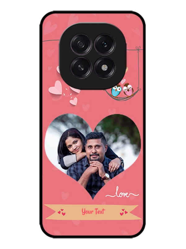 Custom Oppo F29 5G Custom Metal Phone Case - Peach Color Love Design