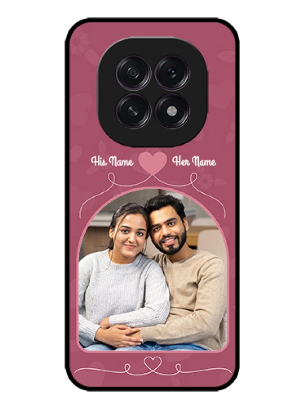 Custom Oppo F29 5G Custom Metal Phone Case - Love Floral Design