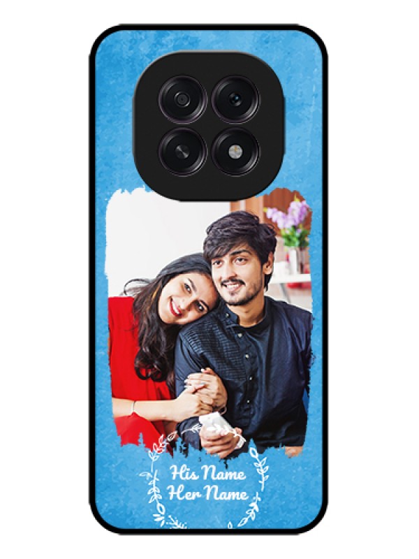 Custom Oppo F29 5G Custom Metal Phone Case - Blue Color Vintage Design