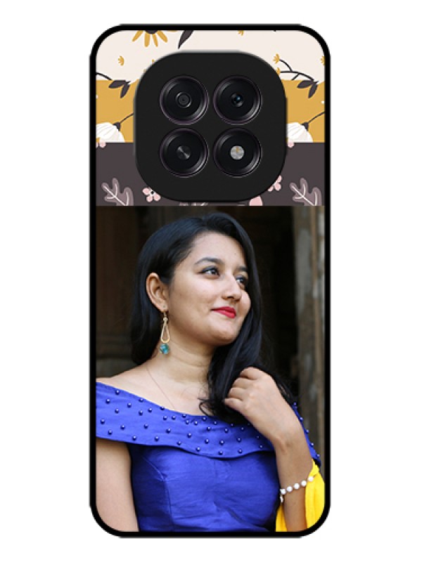 Custom Oppo F29 5G Custom Metal Phone Case - Stylish Floral Design