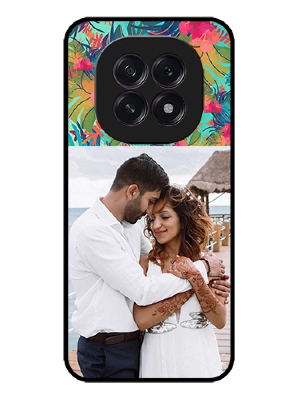 Custom Oppo F29 5G Custom Metal Phone Case - Watercolor Floral Design