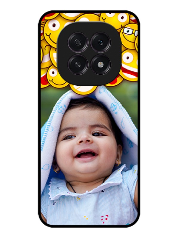 Custom Oppo F29 5G Custom Metal Phone Case - With Smiley Emoji Design