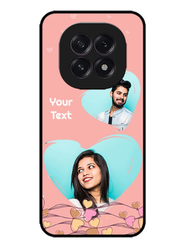 Custom Oppo F29 5G Custom Metal Phone Case - Love Doodle Design