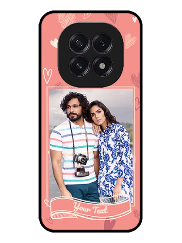 Custom Oppo F29 5G Custom Metal Phone Case - Love Doodle Art Design