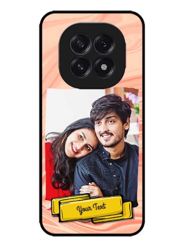 Custom Oppo F29 5G Custom Metal Phone Case - Marble Texture Design