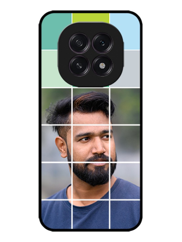 Custom Oppo F29 5G Custom Metal Phone Case - With White Box Pattern