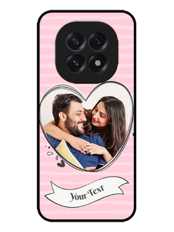 Custom Oppo F29 5G Custom Metal Phone Case - Vintage Heart Design