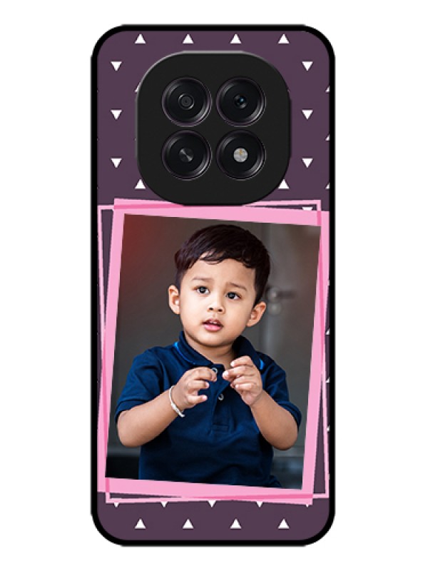 Custom Oppo F29 5G Custom Metal Phone Case - Triangle Pattern Dotted Design