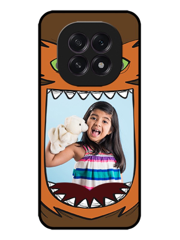 Custom Oppo F29 5G Custom Metal Phone Case - Owl Monster Back Case Design