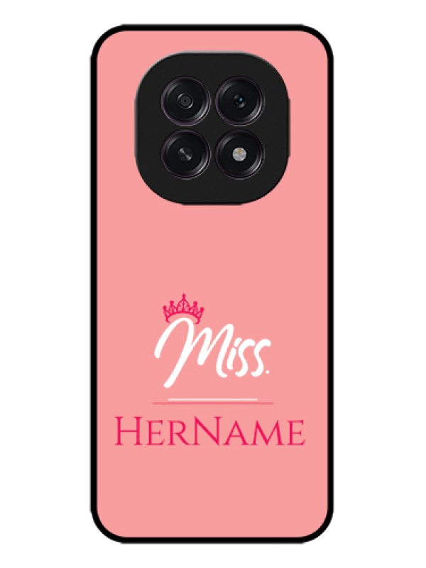Custom Oppo F29 5G Custom Metal Phone Case - Mrs With Name Design