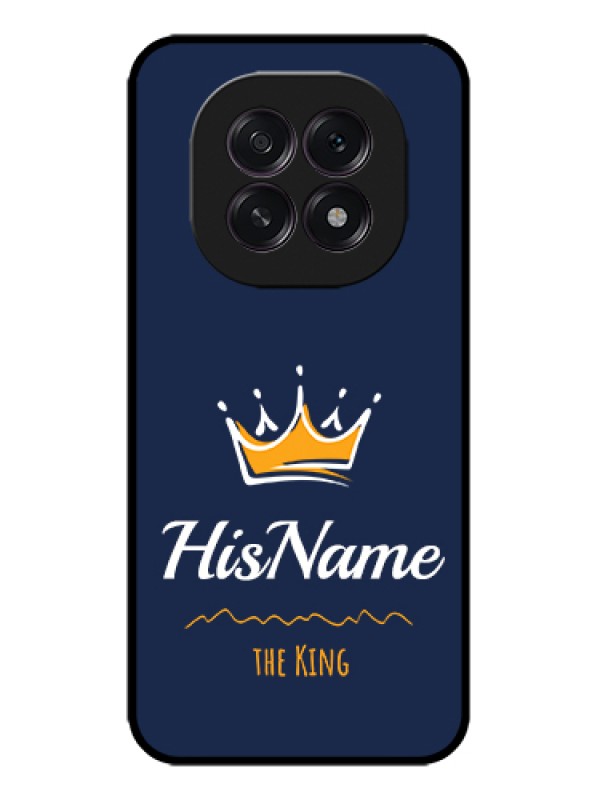Custom Oppo F29 5G Custom Metal Phone Case - King With Name Design