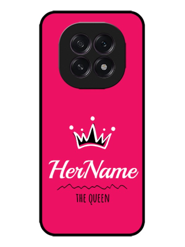 Custom Oppo F29 5G Custom Metal Phone Case - Queen With Name Design