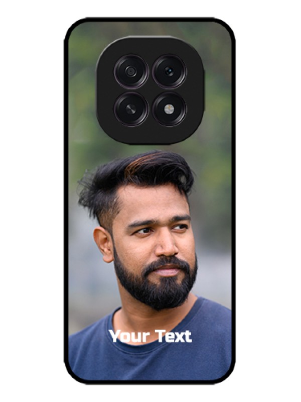 Custom Oppo F29 5G Custom Metal Phone Case - Photo With Text Design