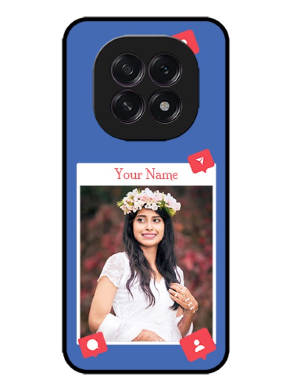 Custom Oppo F29 5G Custom Metal Phone Case - Like Share And Comment Design