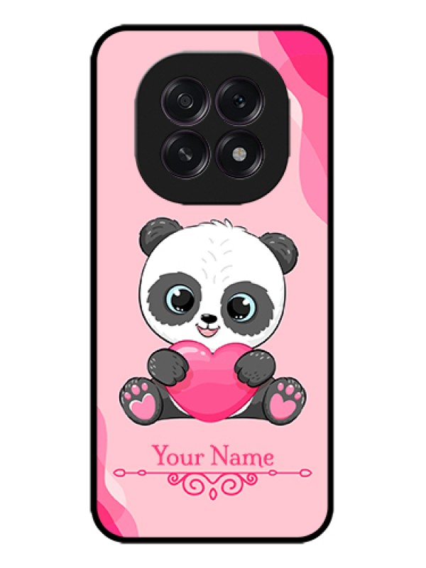 Custom Oppo F29 5G Custom Metal Phone Case - Cute Panda Design