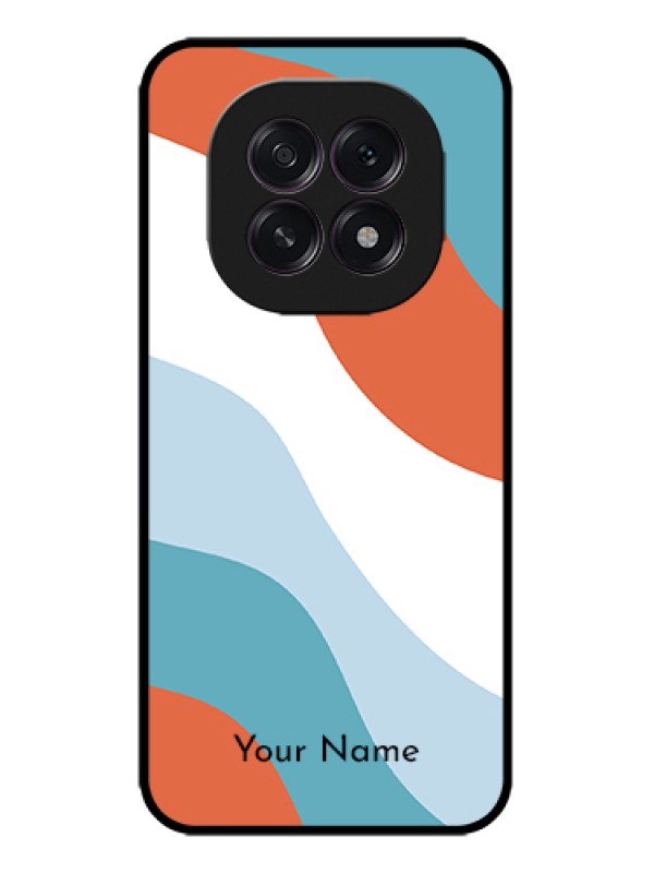 Custom Oppo F29 5G Custom Metal Phone Case - Coloured Waves Design