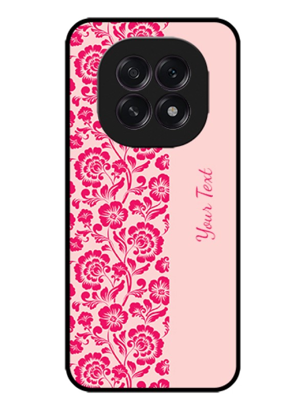 Custom Oppo F29 5G Custom Metal Phone Case - Attractive Floral Pattern Design
