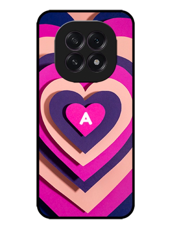 Custom Oppo F29 5G Custom Metal Phone Case - Cute Heart Pattern Design