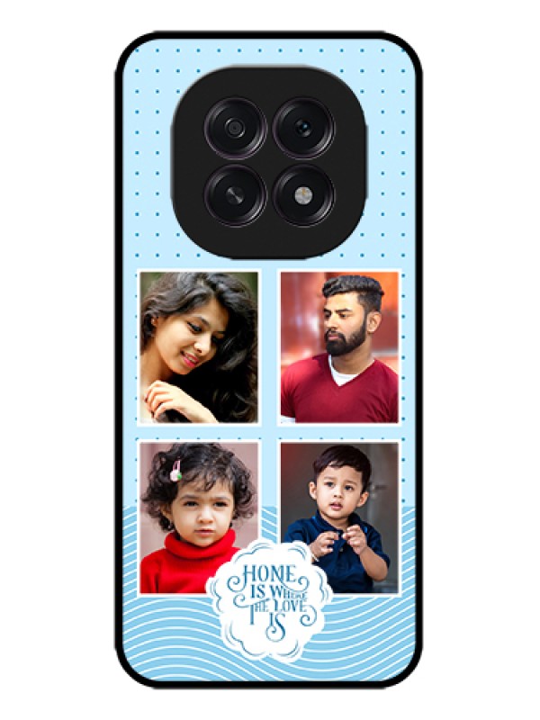 Custom Oppo F29 5G Custom Metal Phone Case - Cute Love Quote With 4 Pic Upload Design