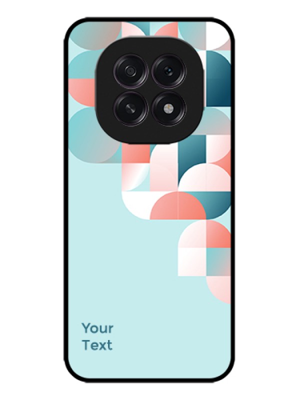 Custom Oppo F29 5G Custom Metal Phone Case - Stylish Semi - Circle Pattern Design