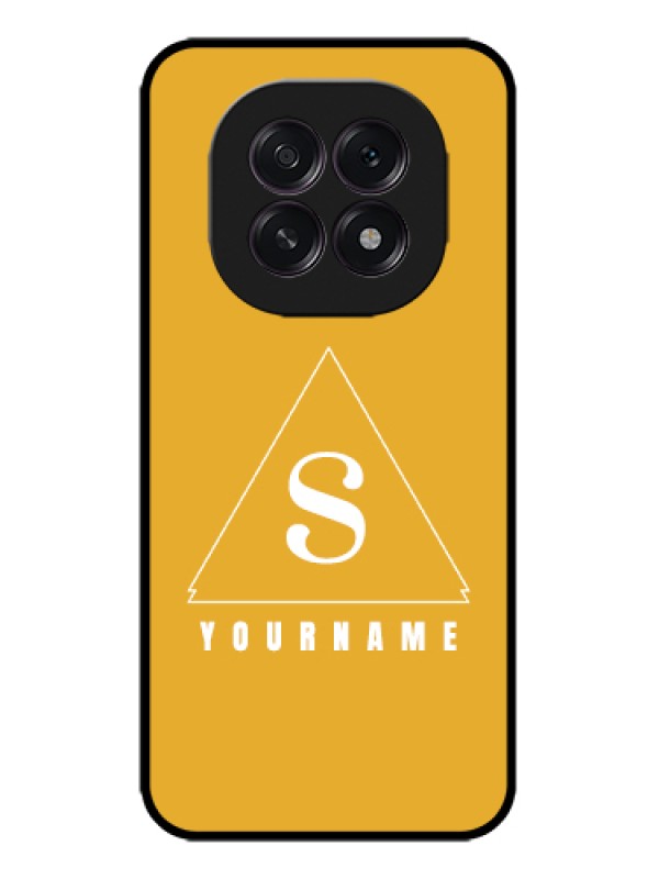 Custom Oppo F29 5G Custom Metal Phone Case - Simple Triangle Design